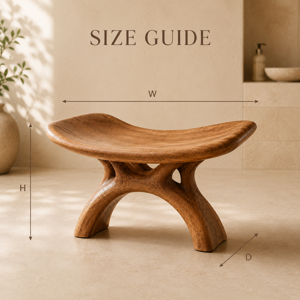 Calder Organic Modern Shower Bench - Design 008 - product image 07