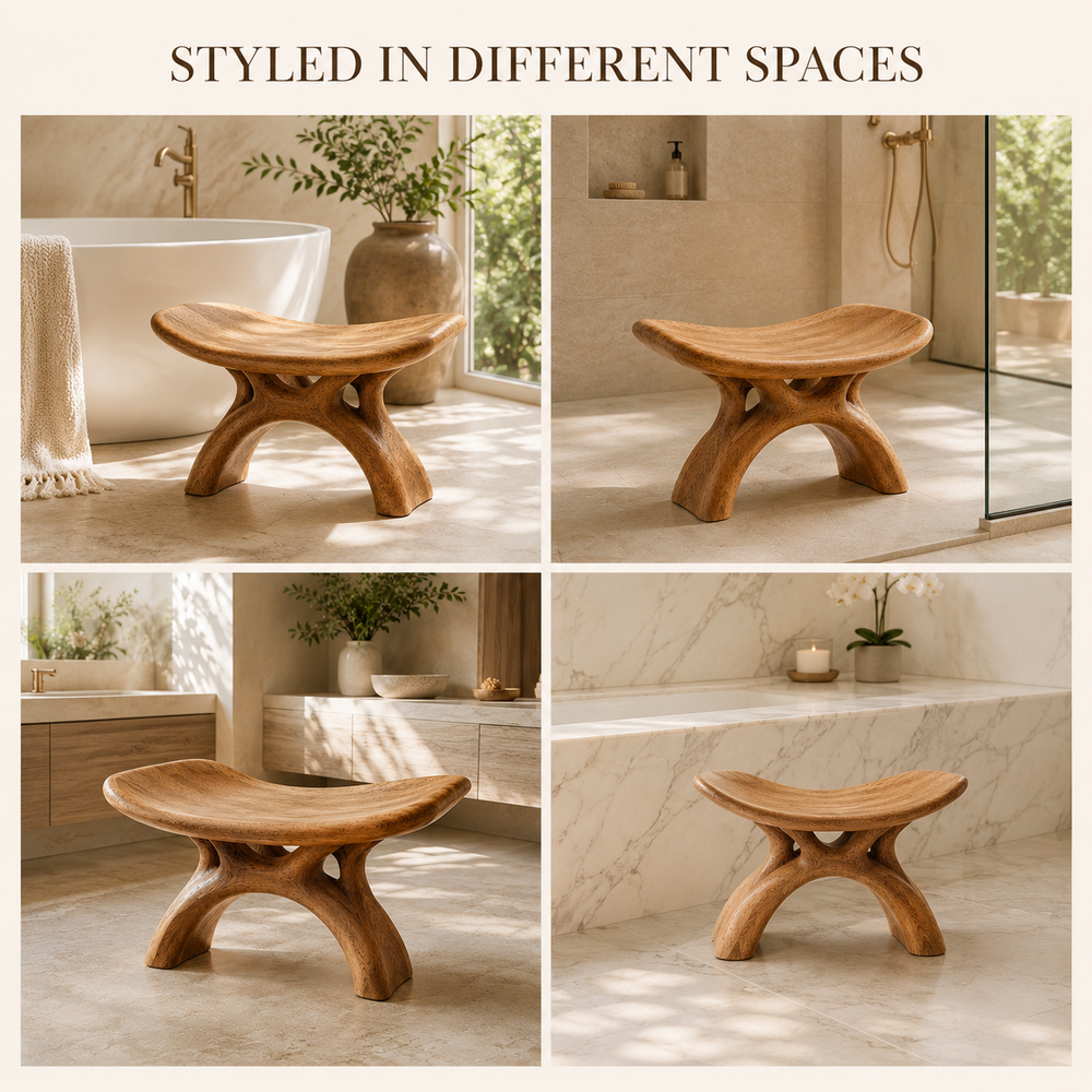 Calder Organic Modern Shower Bench - Design 008 - product image 09