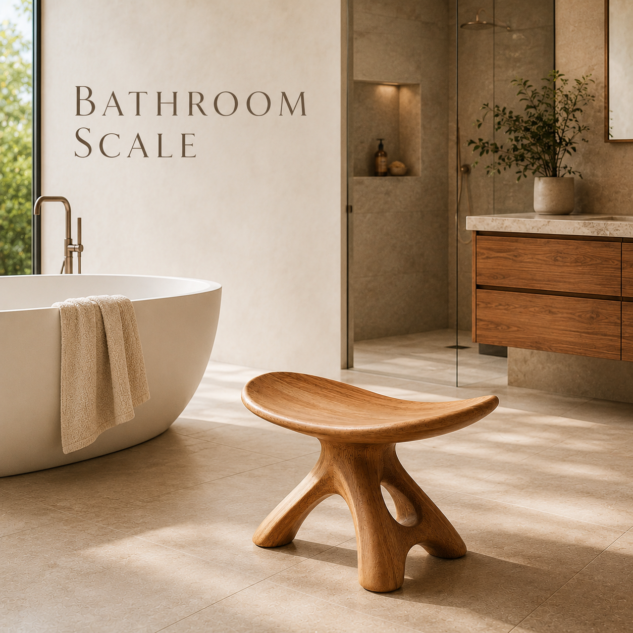 Brielle Sculpted Shower Seat - Design 010 - product image 05