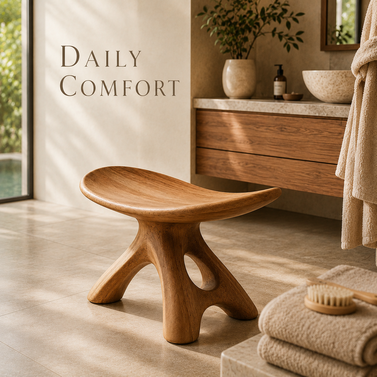 Brielle Sculpted Shower Seat - Design 010 - product image 06