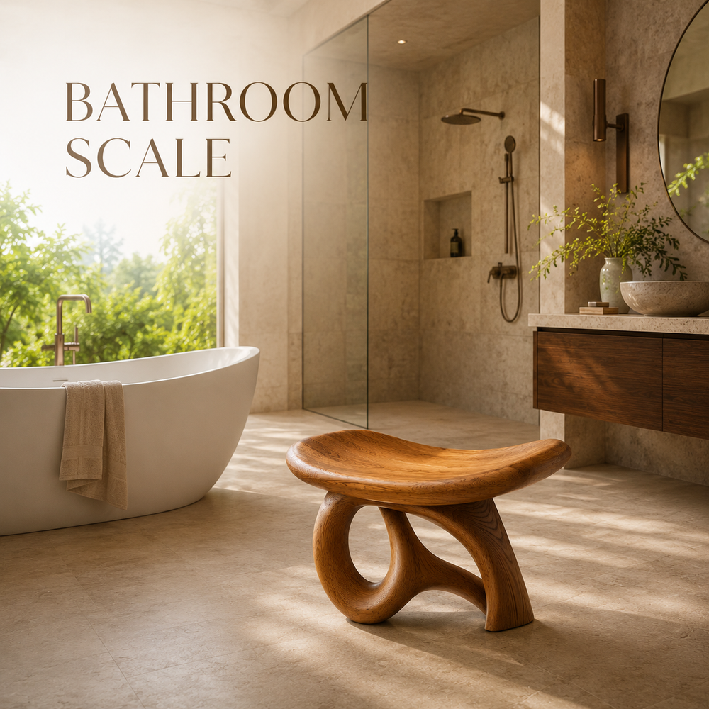 Alden Solid Wood Shower Bench - Design 011 - product image 03