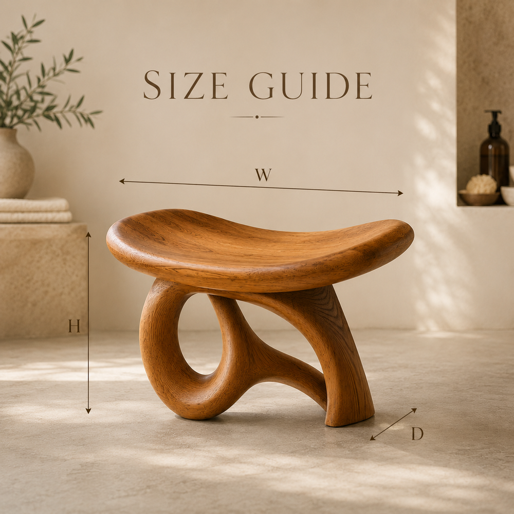 Alden Solid Wood Shower Bench - Design 011 - product image 06