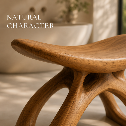 Mira Organic Bathroom Bench - Design 012 - product image 03