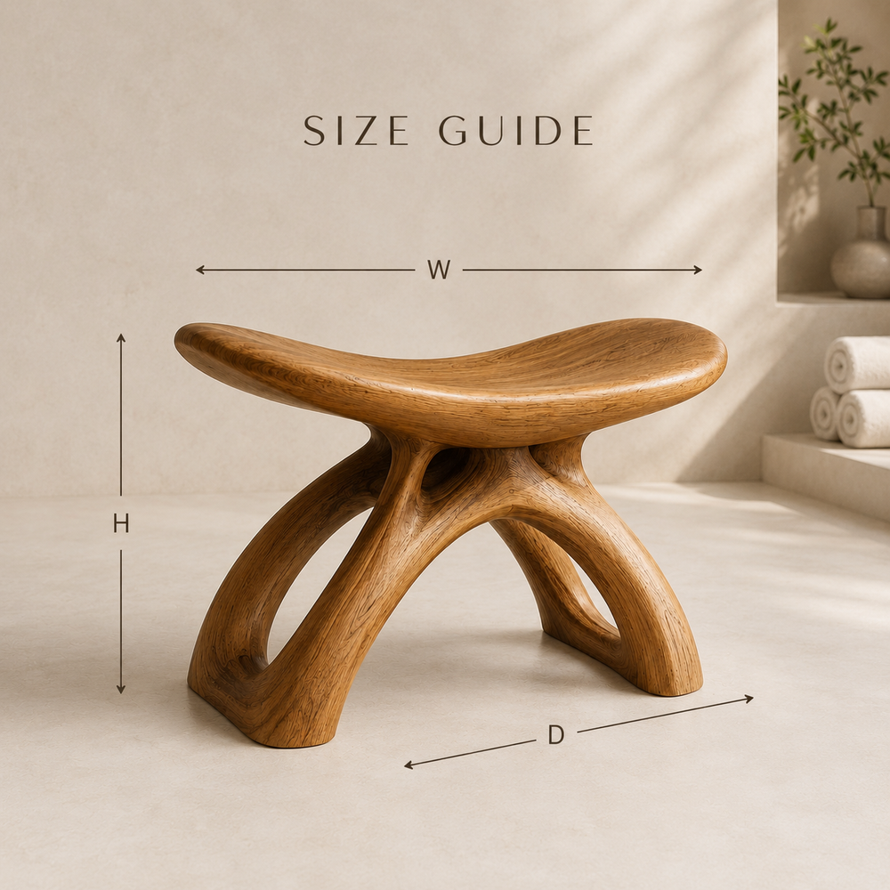 Mira Organic Bathroom Bench - Design 012 - product image 06