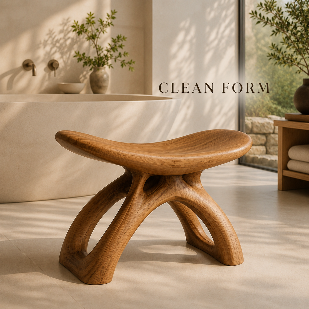 Mira Organic Bathroom Bench - Design 012 - product image 10