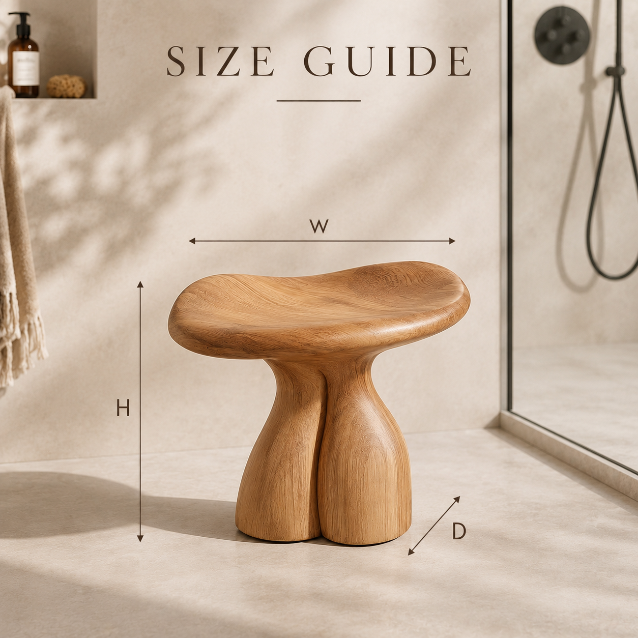 Liora Warm Wood Spa Bench - Design 014 - product image 07