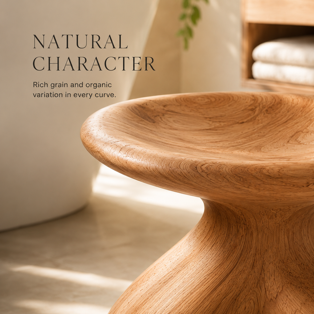 Soren Rounded Shower Bench - Design 015 - product image 02