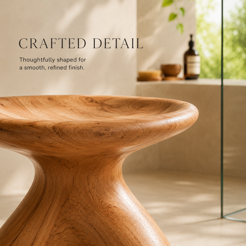 Soren Rounded Shower Bench - Design 015 - product image 04