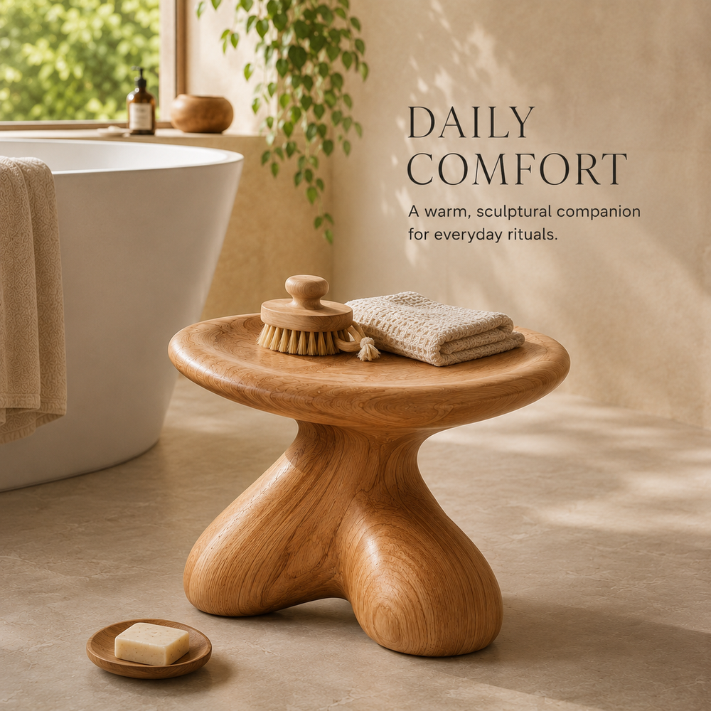 Soren Rounded Shower Bench - Design 015 - product image 08