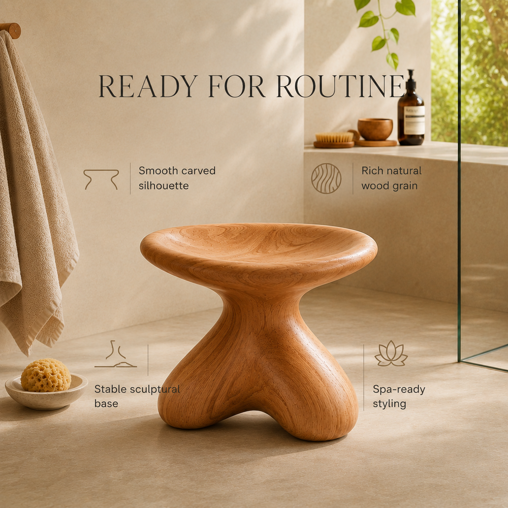 Soren Rounded Shower Bench - Design 015 - product image 09