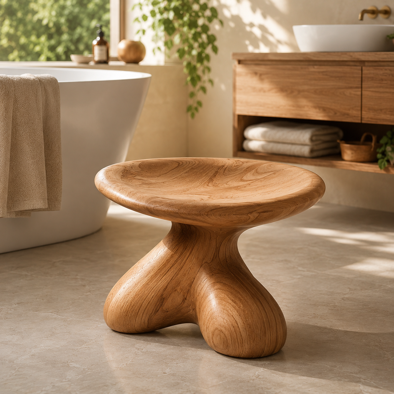 Soren Rounded Shower Bench - Design 015 - product image 11