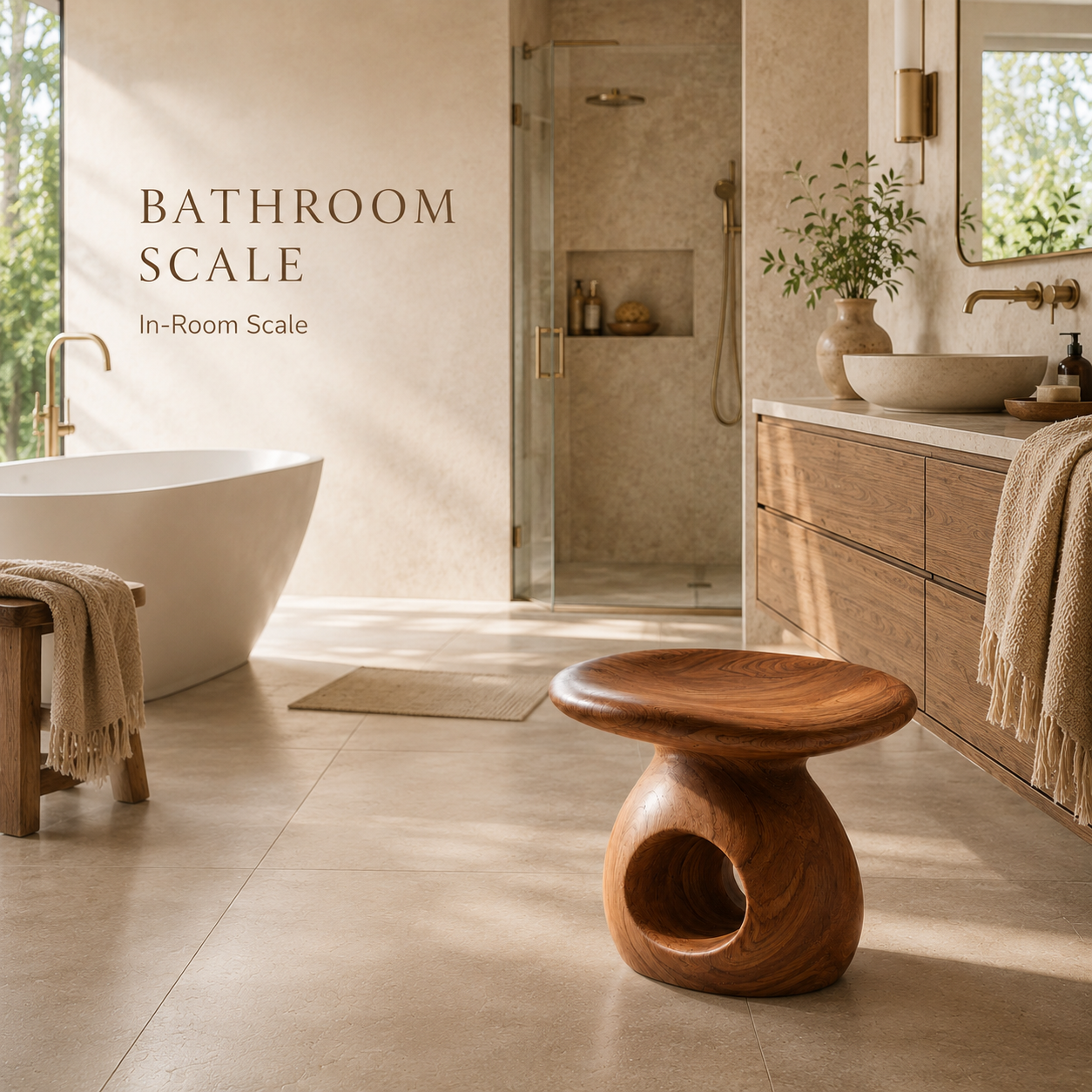 Elara Gallery Bathroom Bench - Design 016 - product image 03