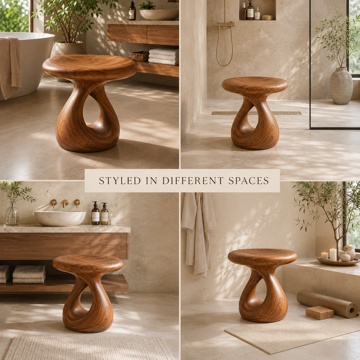 Veyra Soft Curve Shower Bench - Design 017 - product image 08
