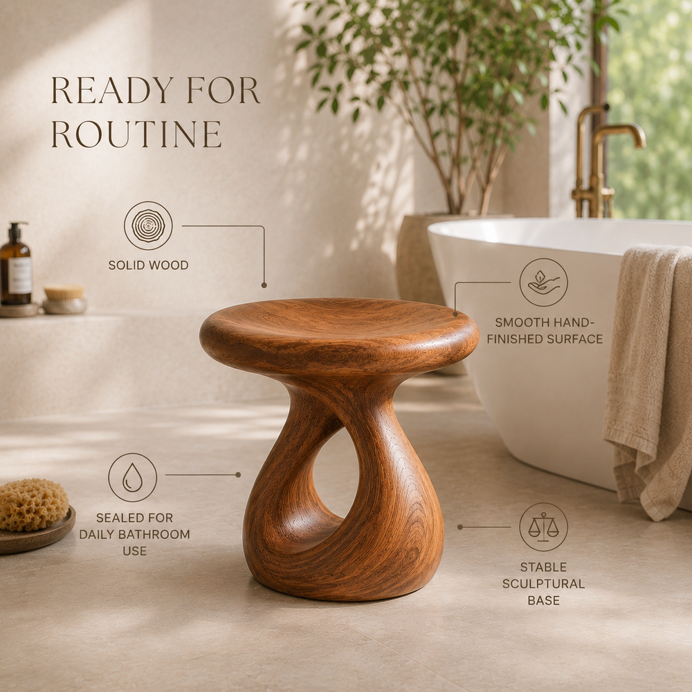 Veyra Soft Curve Shower Bench - Design 017 - product image 09