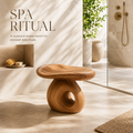 Calder Organic Modern Shower Bench - Design 018 - main view