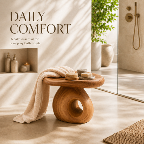 Calder Organic Modern Shower Bench - Design 018 - product image 02