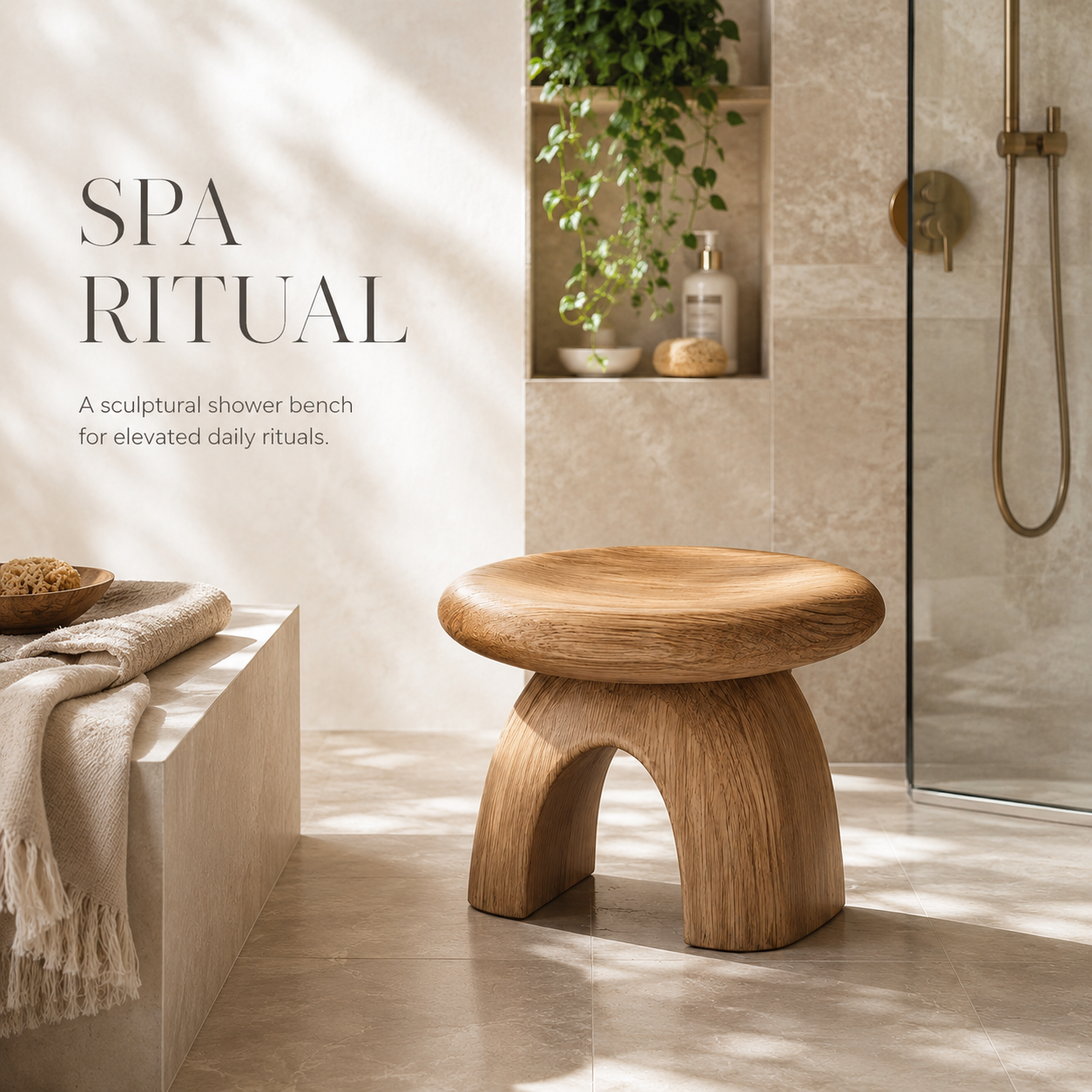 Nolan Arc Spa Bench - Design 019 - main view