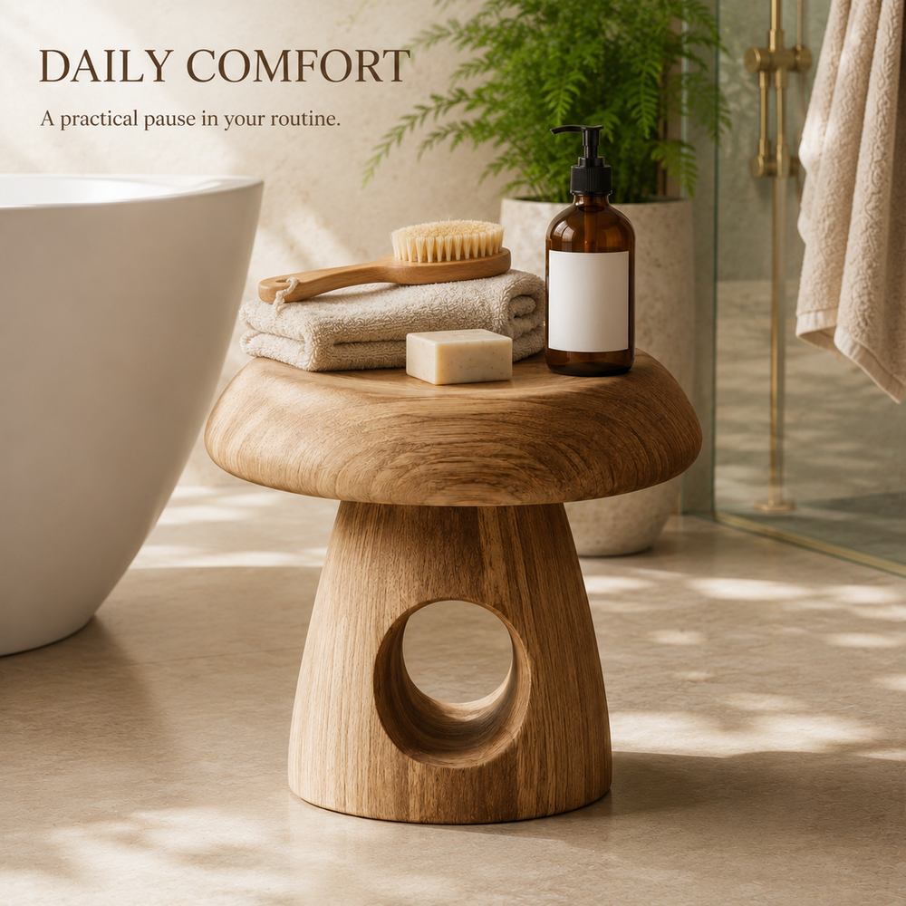 Alden Solid Wood Shower Bench - Design 021 - product image 10