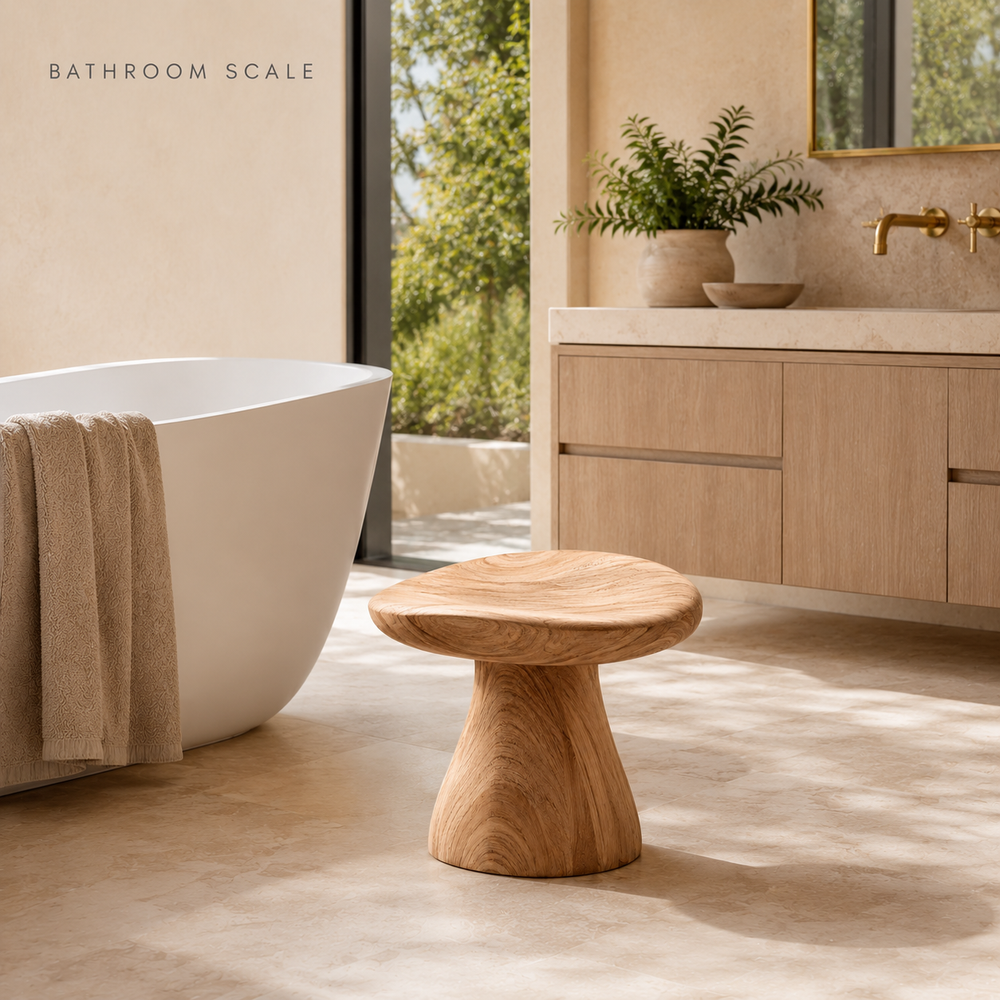 Mira Organic Bathroom Bench - Design 022 - product image 03