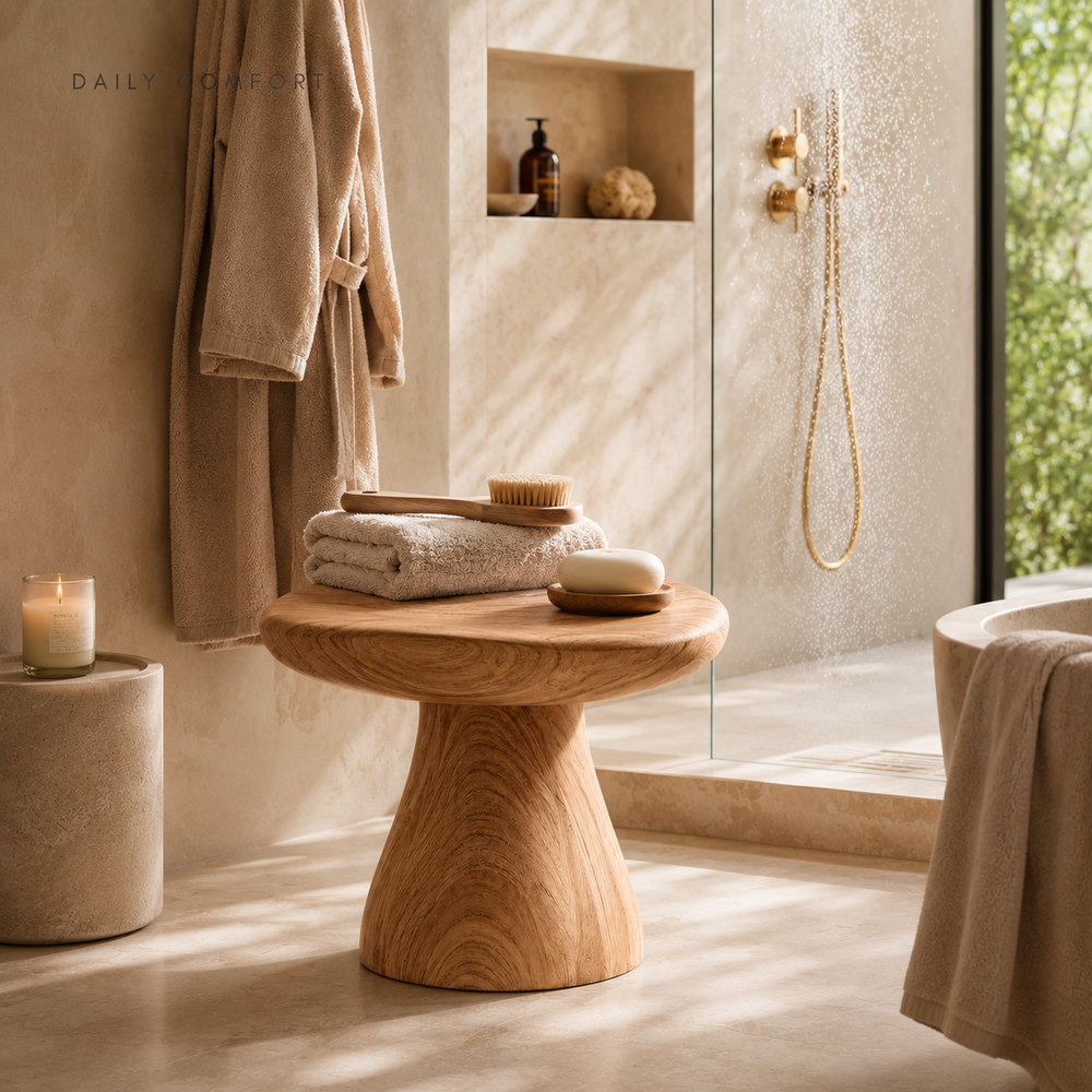 Mira Organic Bathroom Bench - Design 022 - product image 06