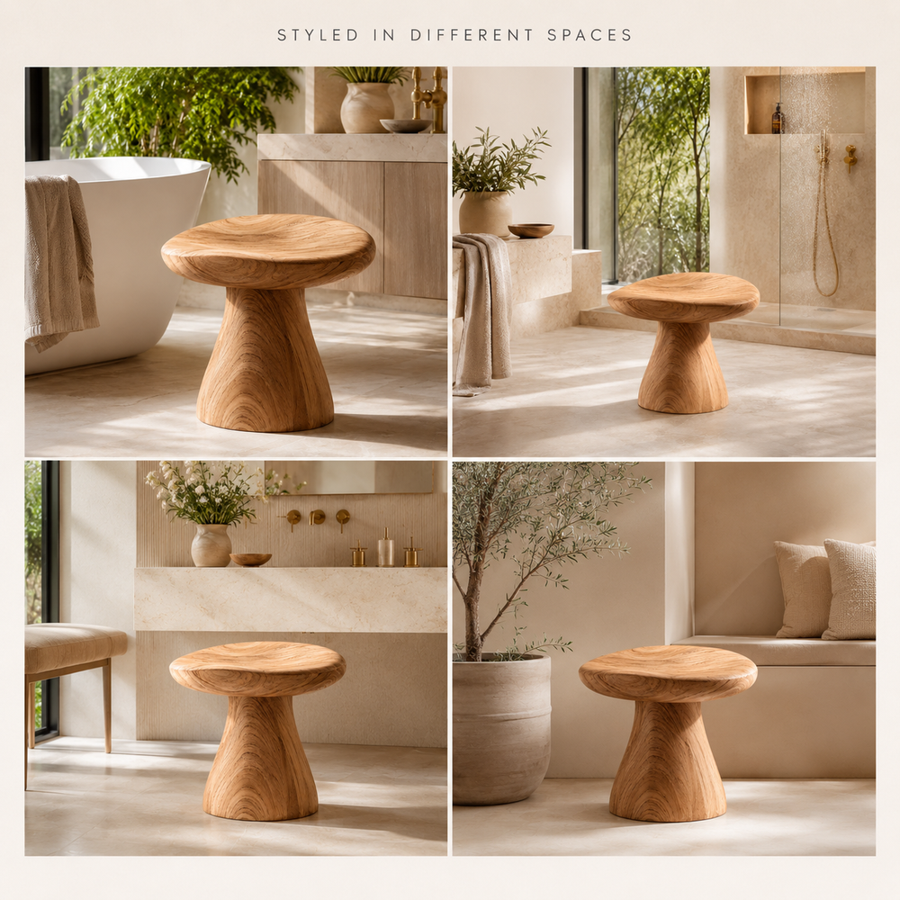 Mira Organic Bathroom Bench - Design 022 - product image 09