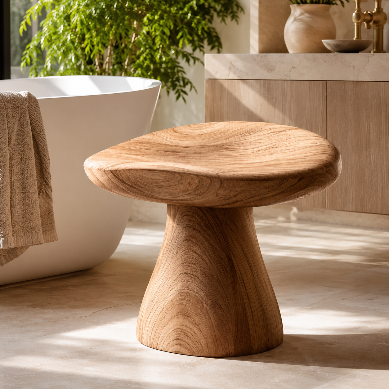Mira Organic Bathroom Bench - Design 022 - product image 11
