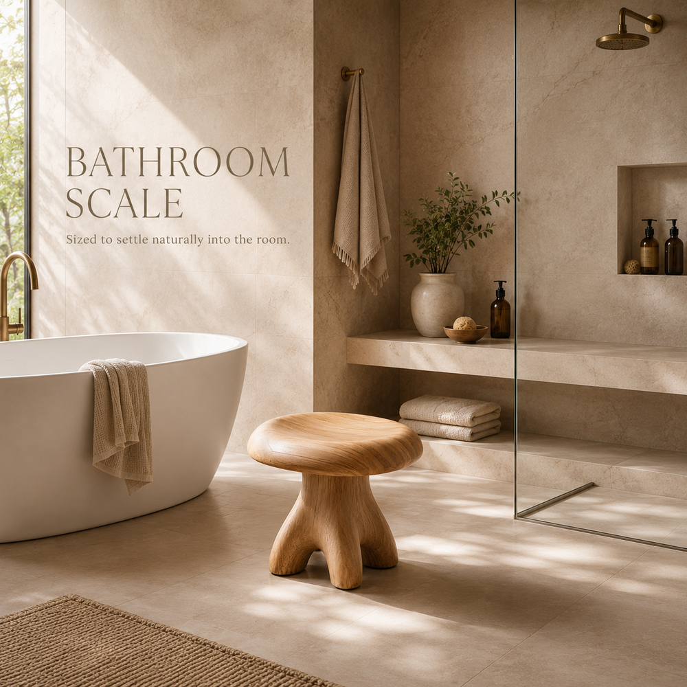 Rowan Sculptural Shower Seat - Design 023 - product image 09