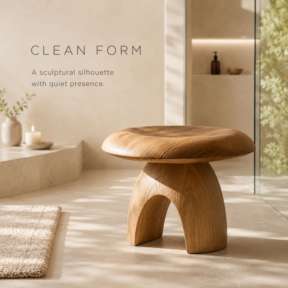 Liora Warm Wood Spa Bench - Design 024 - product image 06