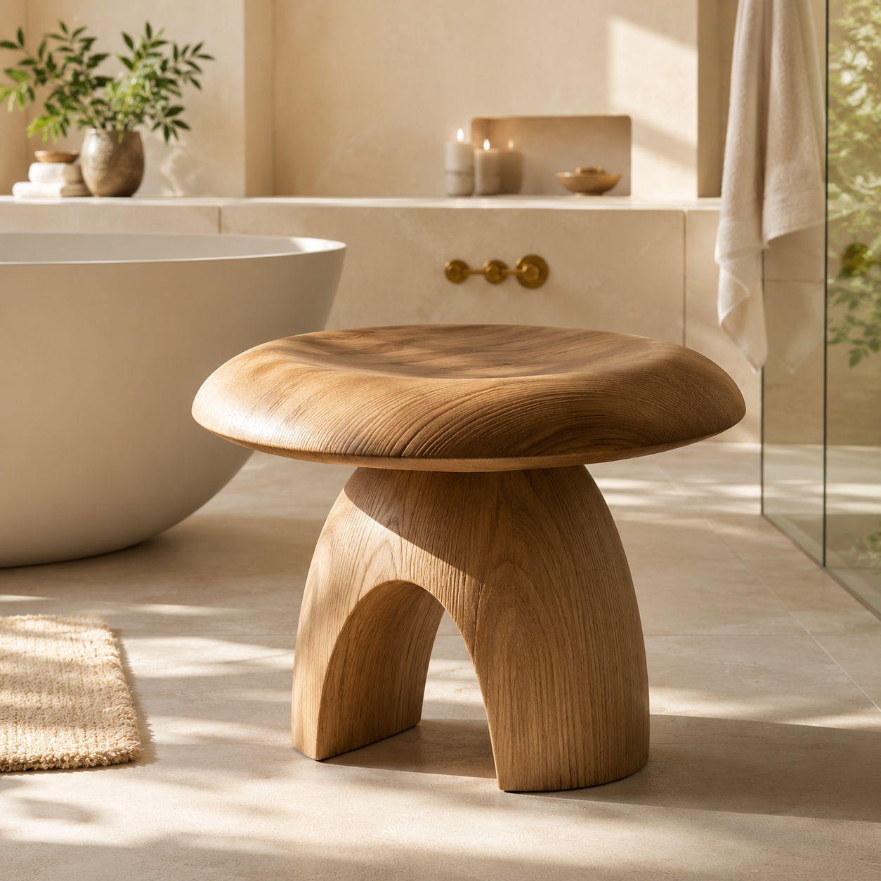Liora Warm Wood Spa Bench - Design 024 - product image 11