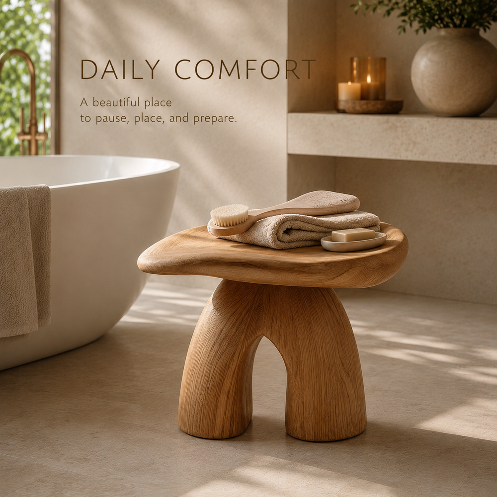 Soren Rounded Shower Bench - Design 025 - product image 08