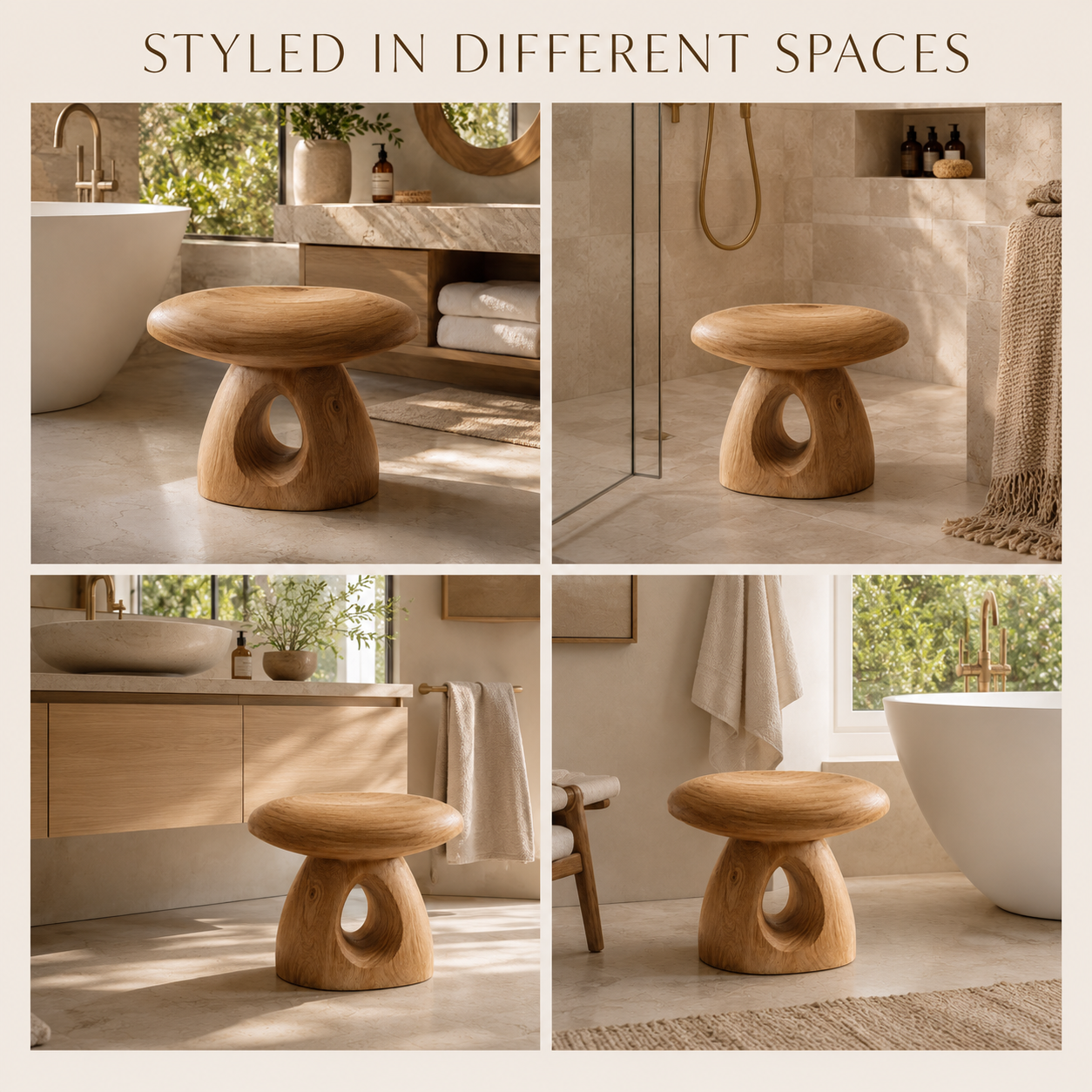 Elara Gallery Bathroom Bench - Design 026 - product image 05