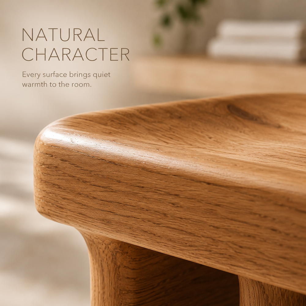 Calder Organic Modern Shower Bench - Design 028 - product image 03