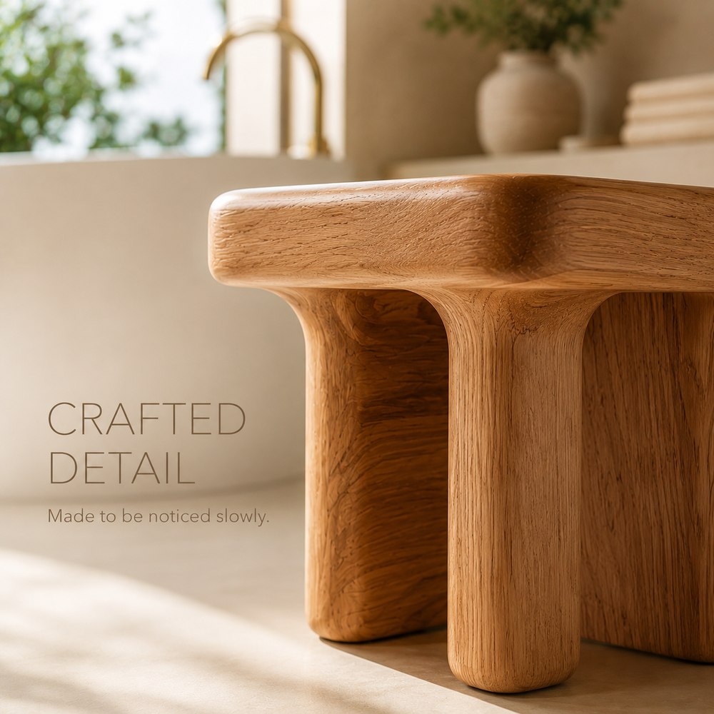 Calder Organic Modern Shower Bench - Design 028 - product image 05