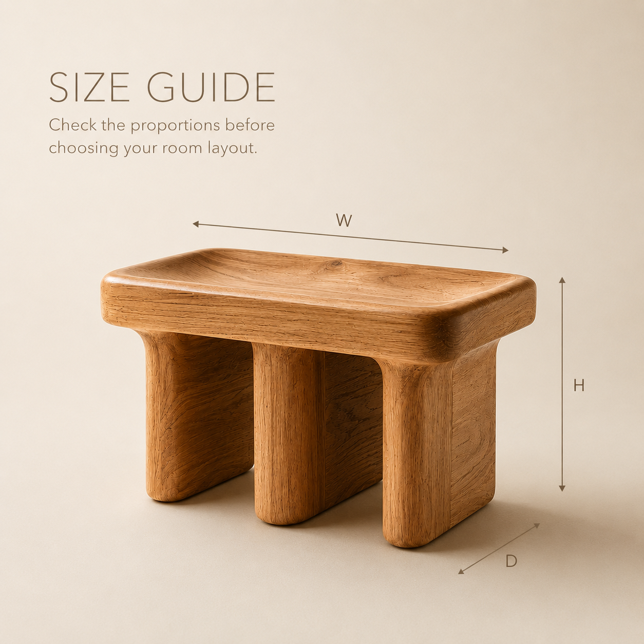 Calder Organic Modern Shower Bench - Design 028 - product image 08