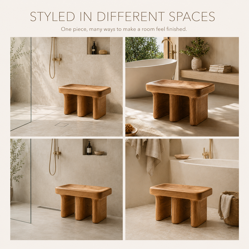 Calder Organic Modern Shower Bench - Design 028 - product image 10