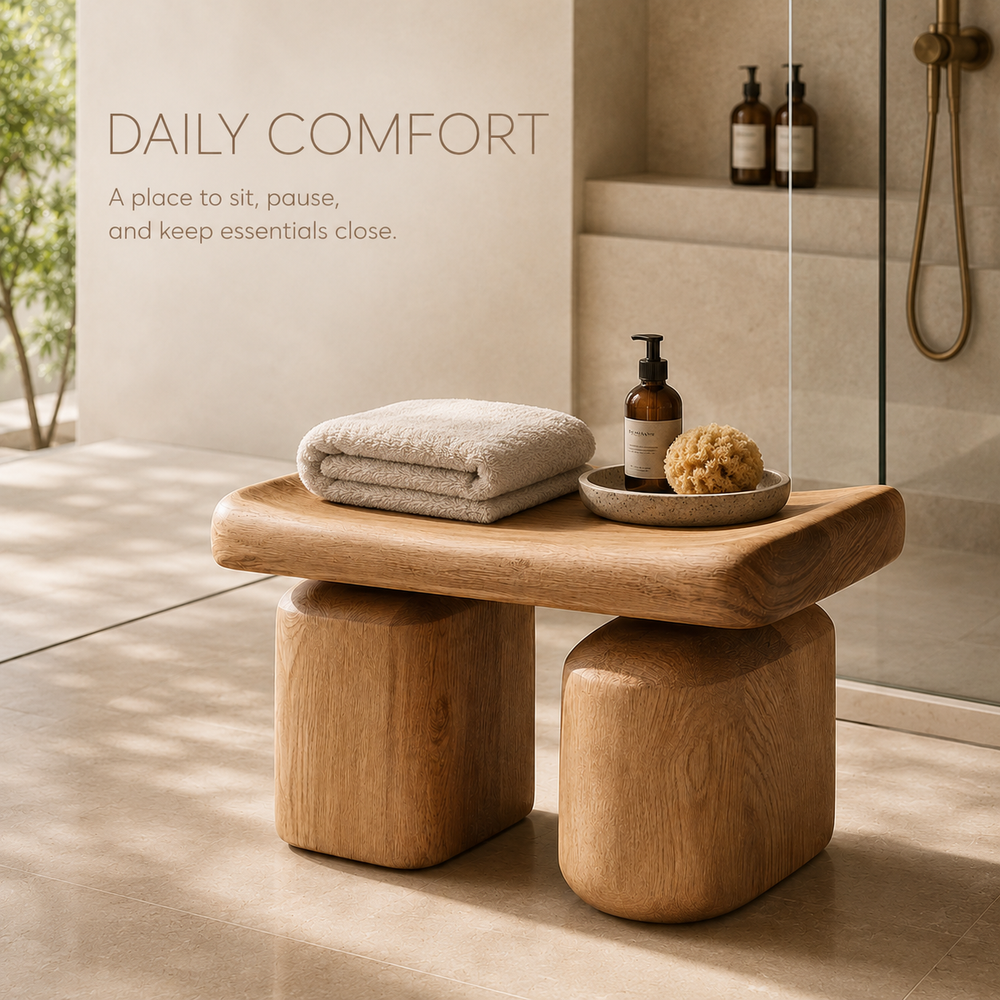 Brielle Sculpted Shower Seat - Design 030 - product image 06