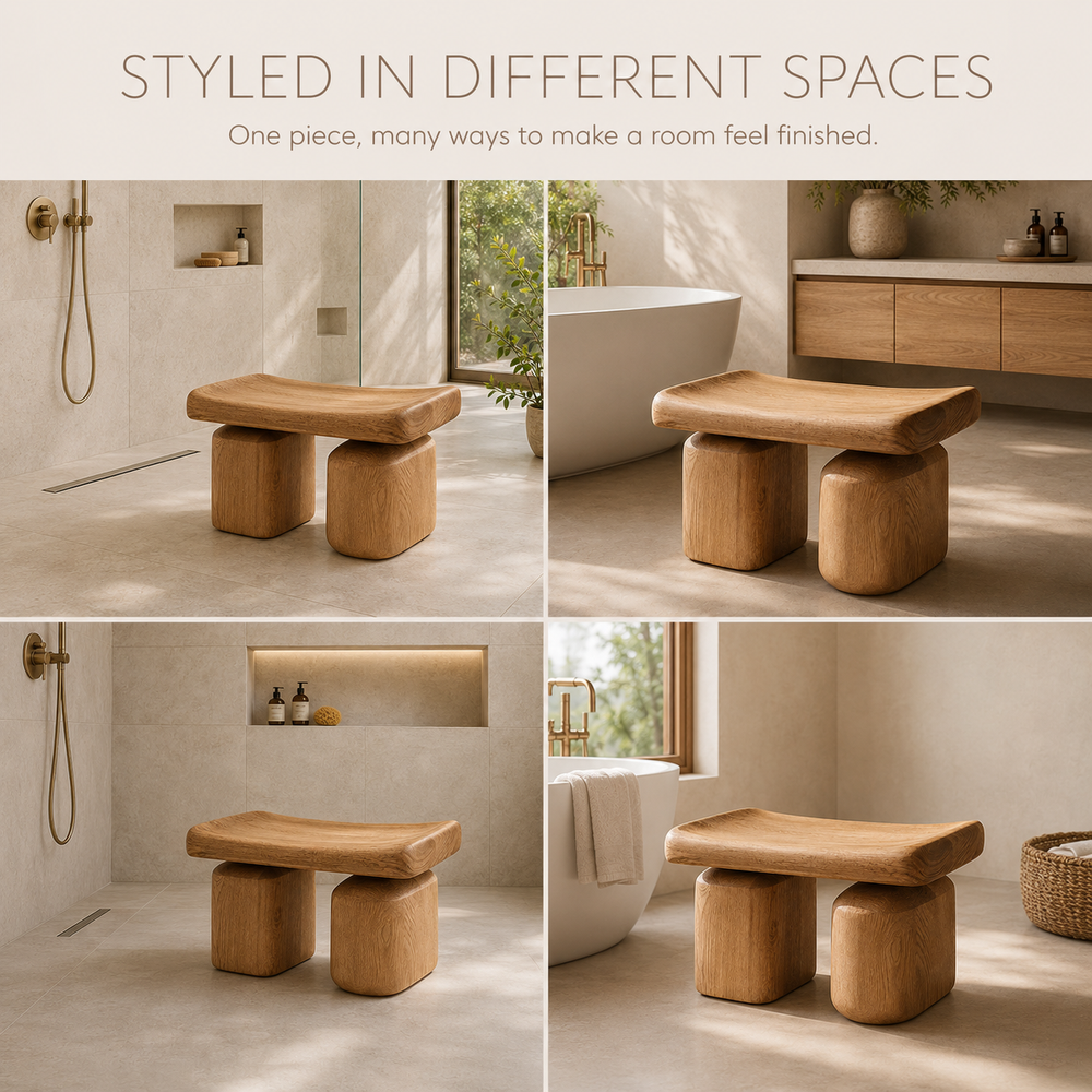 Brielle Sculpted Shower Seat - Design 030 - product image 09