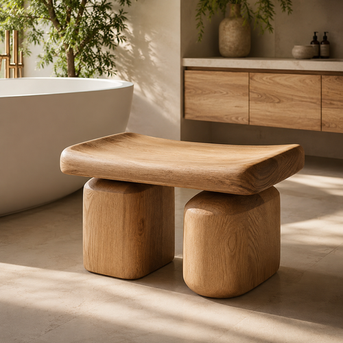 Brielle Sculpted Shower Seat - Design 030 - main view
