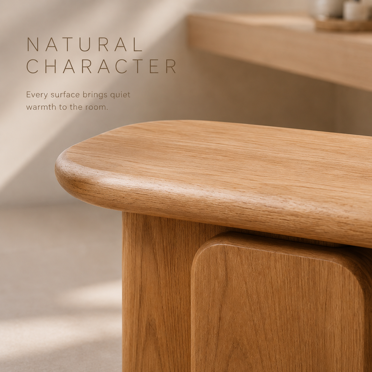 Alden Solid Wood Shower Bench - Design 031 - product image 04
