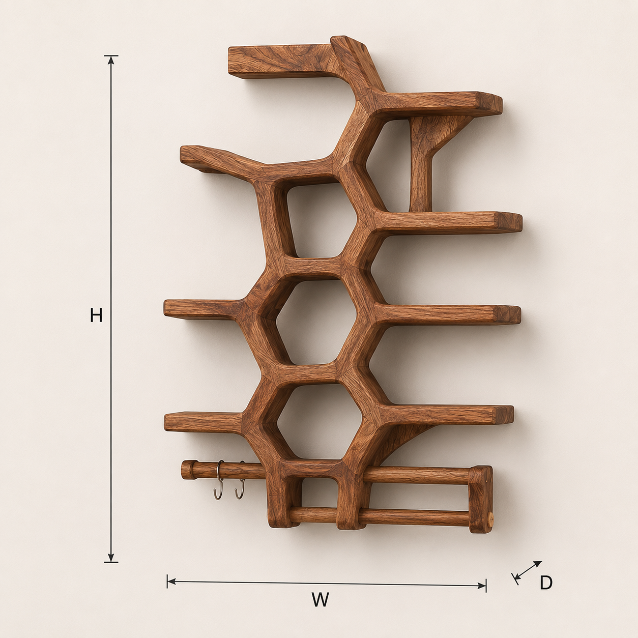 Avery Wall Spice Rack Shelves - Design 001 - product image 08
