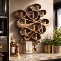 Rowan Solid Wood Spice Rack - Design 002 - main view