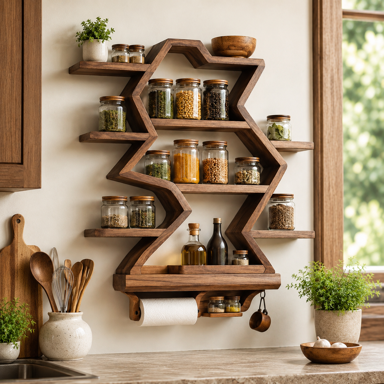 Isla Kitchen Spice Rack Shelves - Design 004 - product image 02