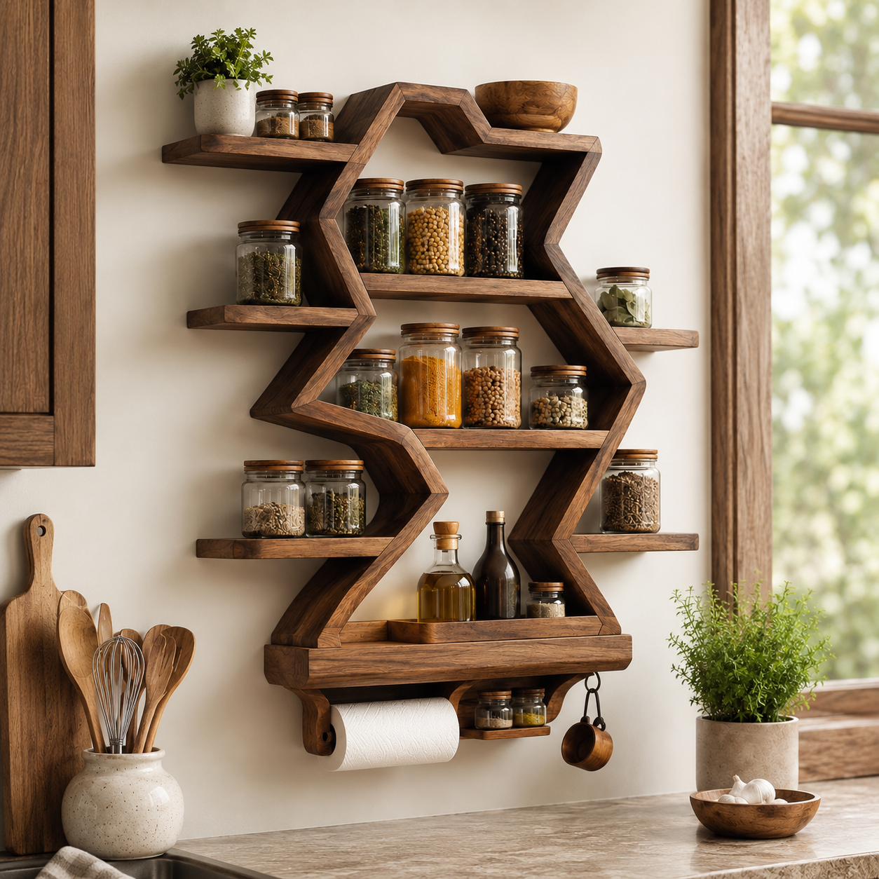 Isla Kitchen Spice Rack Shelves - Design 004 - product image 03