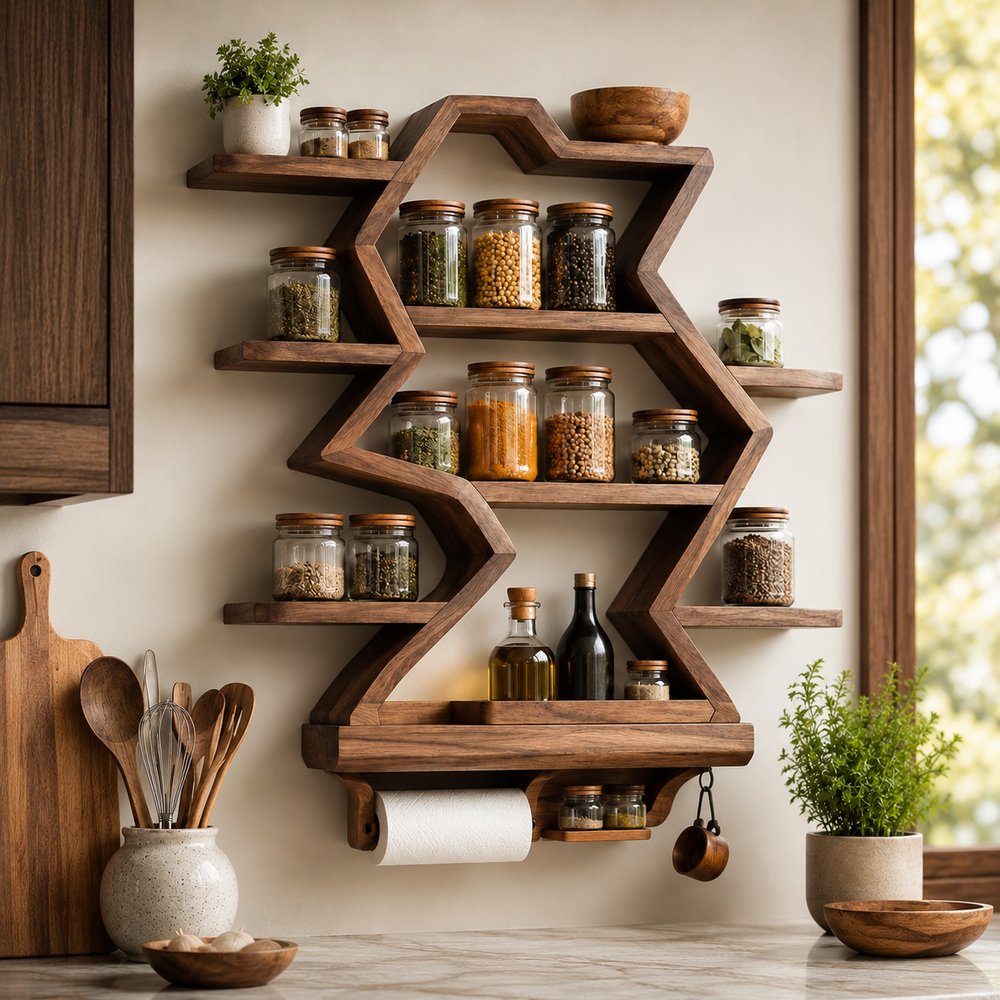 Isla Kitchen Spice Rack Shelves - Design 004 - product image 11
