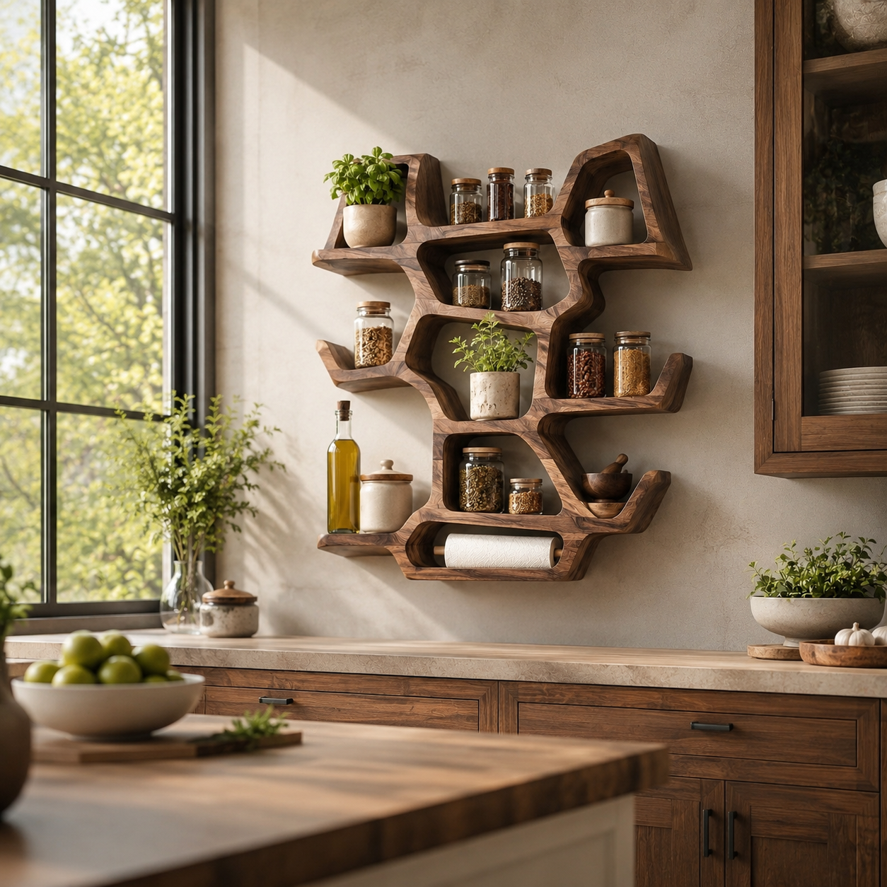 Soren Tall Spice Rack Shelf - Design 005 - product image 03