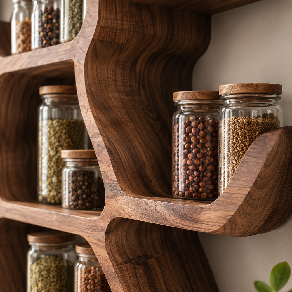 Soren Tall Spice Rack Shelf - Design 005 - product image 04
