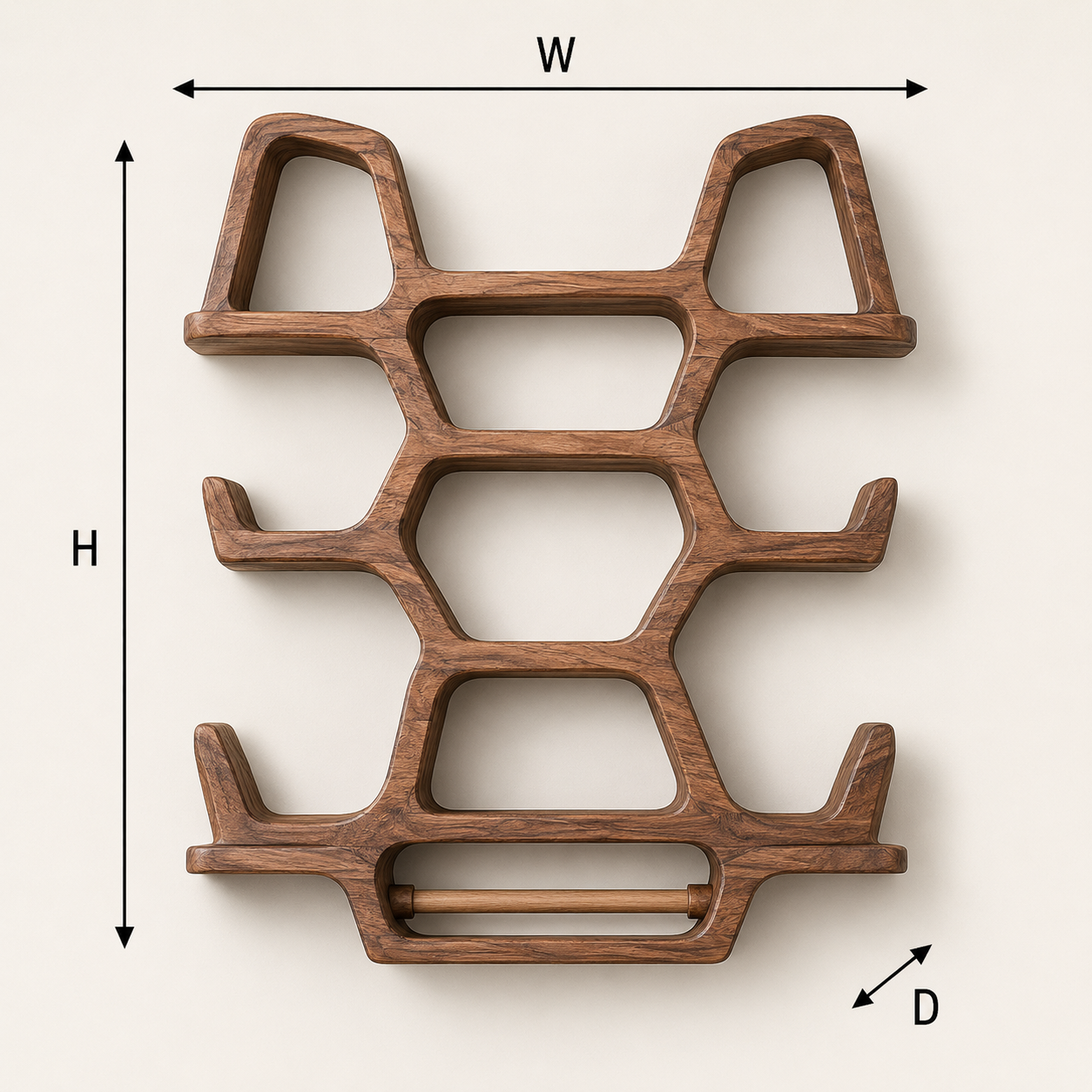 Soren Tall Spice Rack Shelf - Design 005 - product image 07