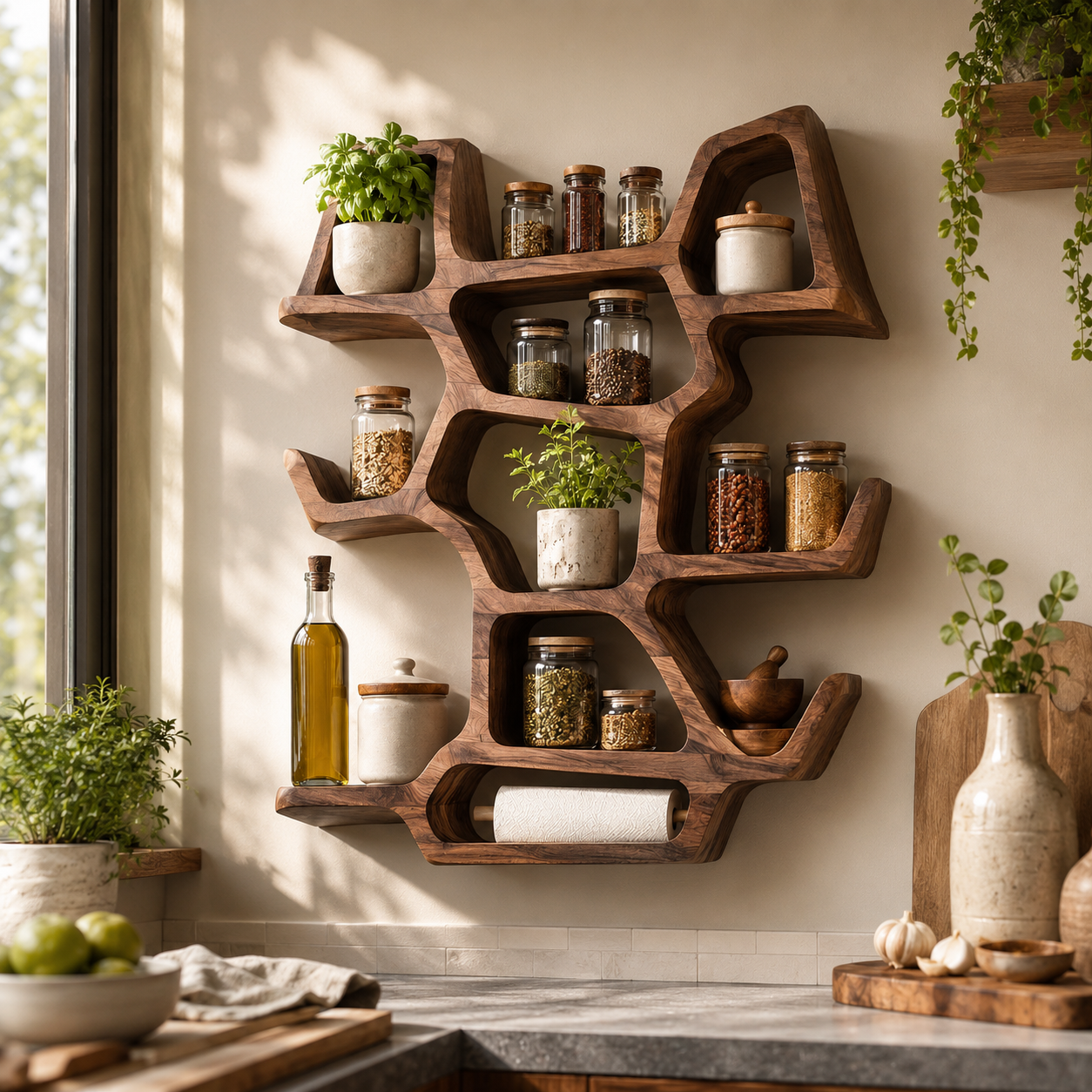 Soren Tall Spice Rack Shelf - Design 005 - product image 10