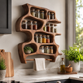 Elara Wall Mounted Spice Rack - Design 006 - main view