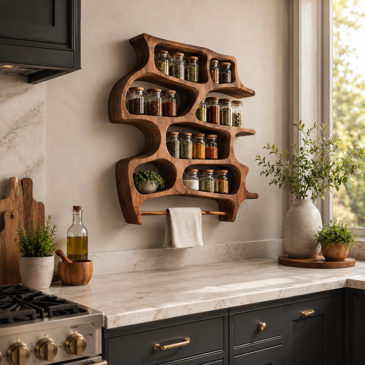 Elara Wall Mounted Spice Rack - Design 006 - product image 04